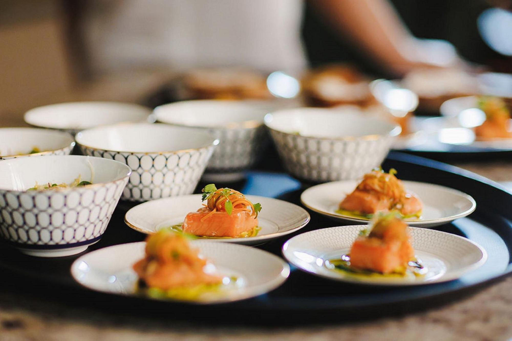 Stock Exchange Hotel, Manchester, Autograph Collection Luaran gambar Salmon prepared for a party